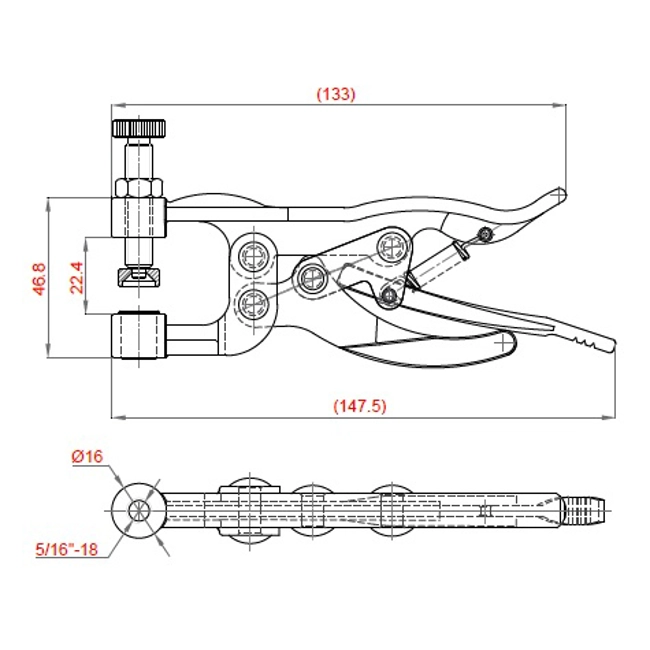 Vendita online Pinza manuale portata 200 Kg.